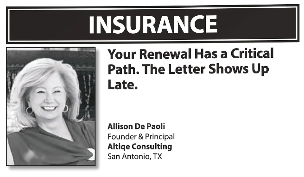 Your Renewal Has a Critical Path The Letter Shows Up Late